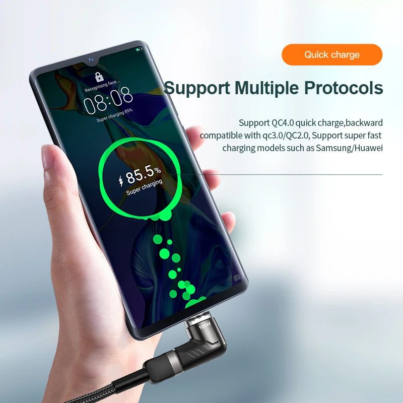 100W Magnetic Type-C Adapter Female to Male Kuulaa