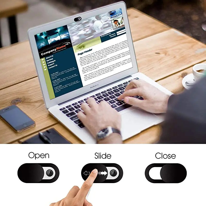 Webcam and Front Camera Privacy Cover – Ultra Slim Protector