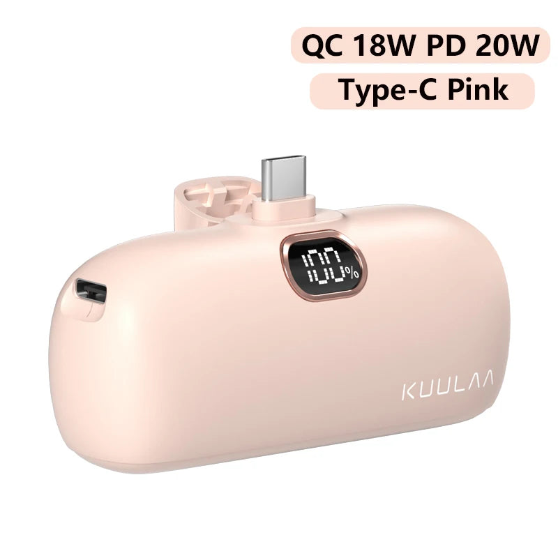 Mini Pocket Power Bank 5000mAh Kuulaa