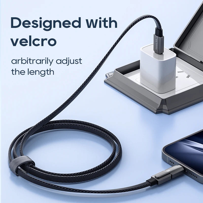2 in 1 USB C & Lightning Cable 60W PD Fast Charging