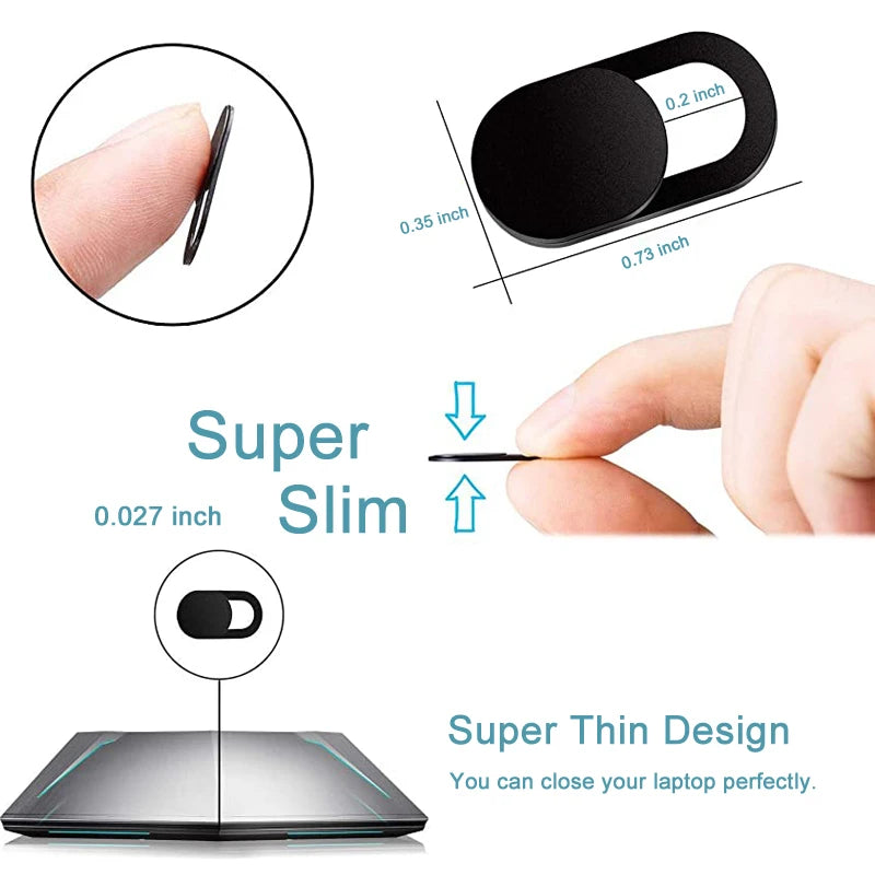 Webcam and Front Camera Privacy Cover – Ultra Slim Protector