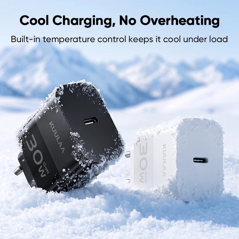 Kuulaa Mini GaN USB-C Charger 30W