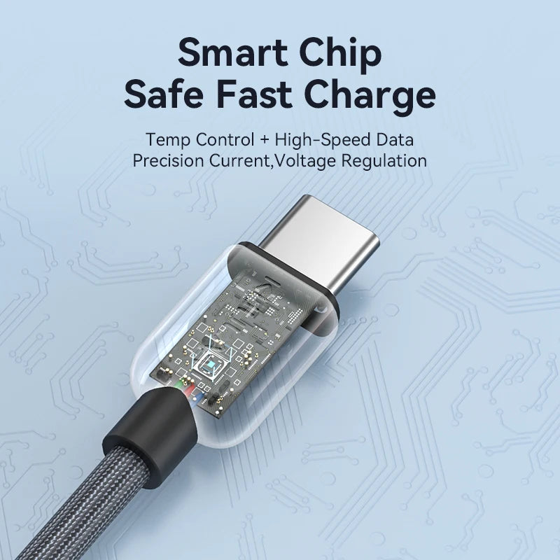 USB-C Fast Charging Cable with Carry Strap