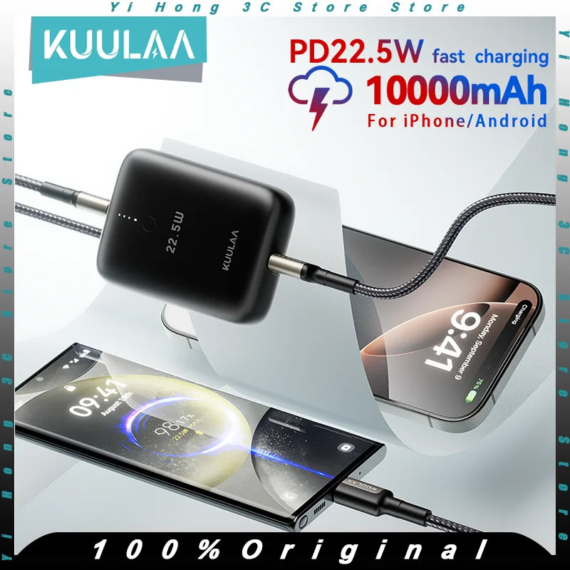 J08 10000mAh Power Bank 22.5W PD Fast Charging