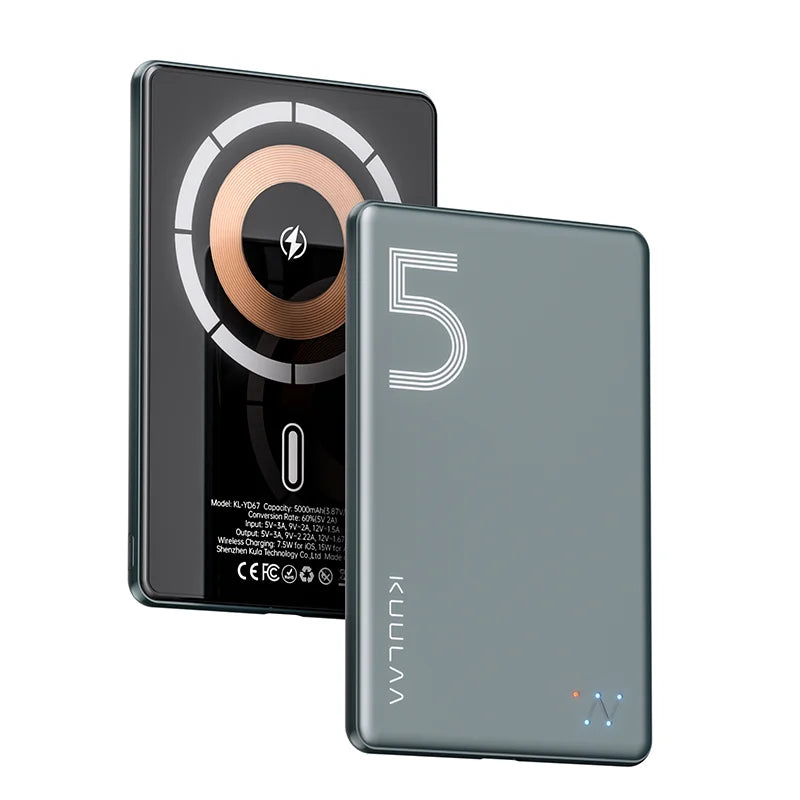MagOn Power Bank 5000mAh Magnetic Ultra-Thin