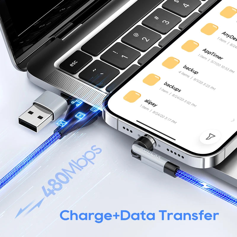 6-in-1 Magnetic Cable 27W – 540° Rotation & Fast Charging