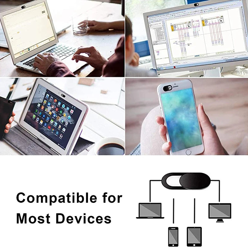 Webcam and Front Camera Privacy Cover – Ultra Slim Protector