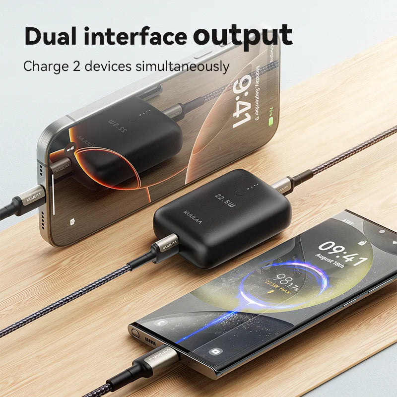 J08 10000mAh Power Bank 22.5W PD Fast Charging
