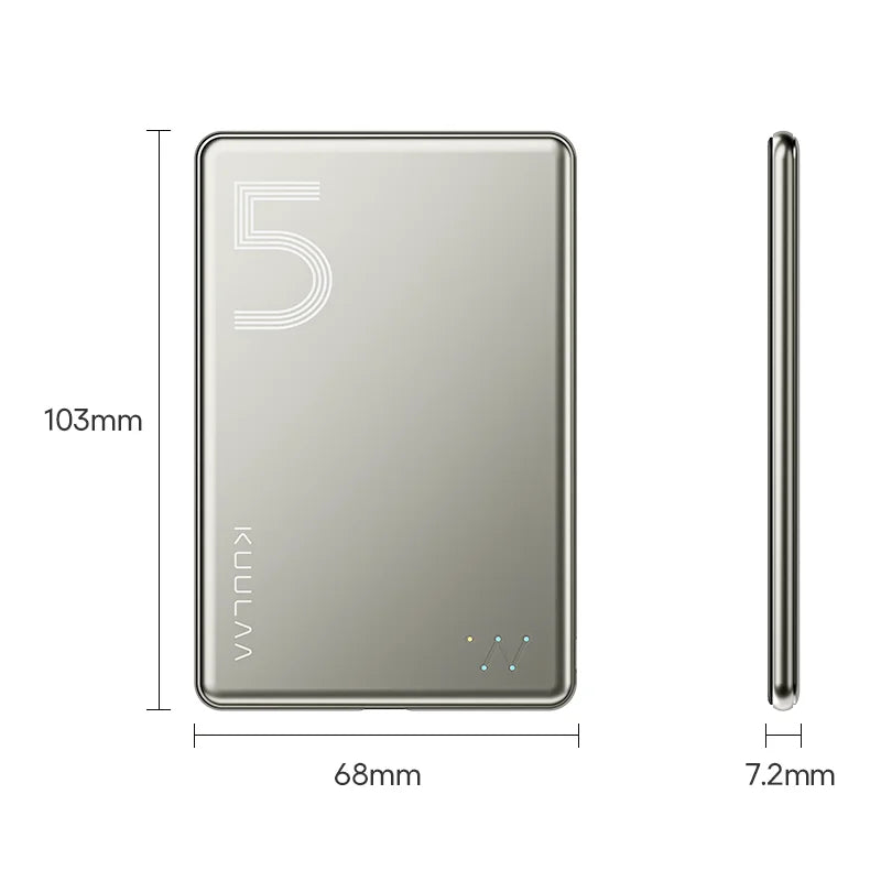 MagOn Power Bank 5000mAh Magnetic Ultra-Thin