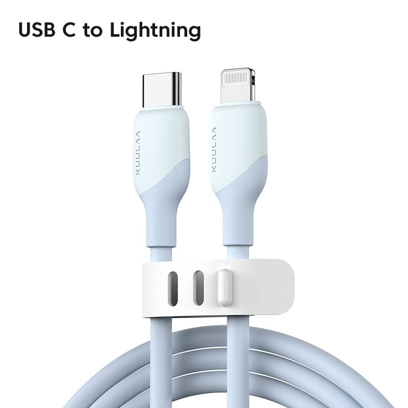 USB C to Lightning MFi Cable 30W Kuulaa