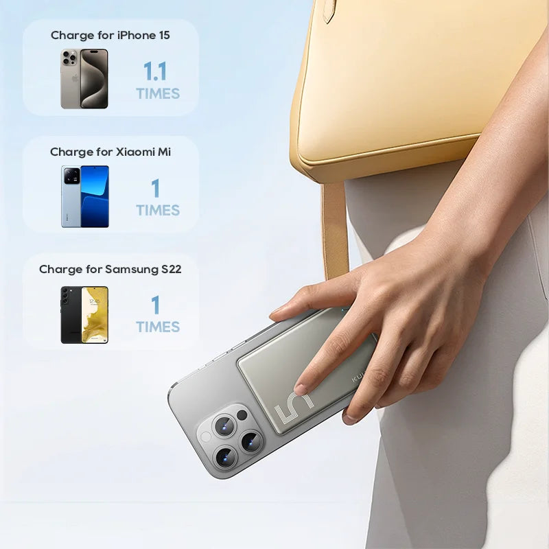 MagOn Power Bank 5000mAh Magnetic Ultra-Thin