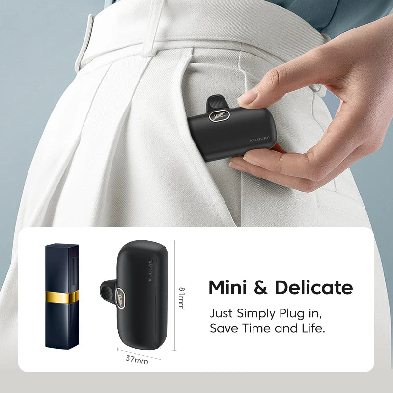 Mini Pocket Power Bank 5000mAh Kuulaa