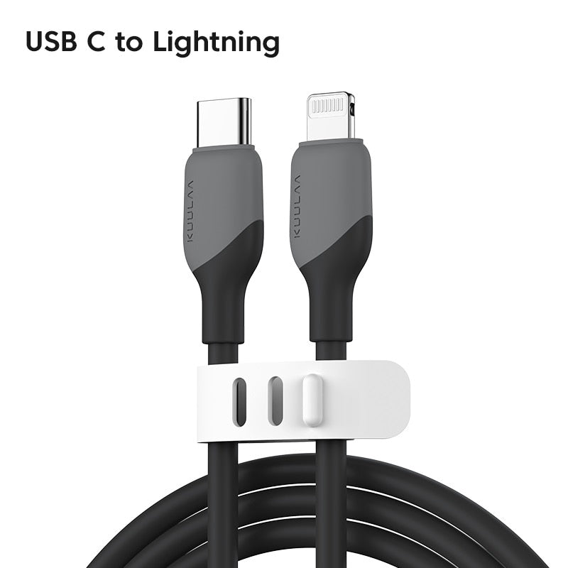USB C to Lightning MFi Cable 30W Kuulaa