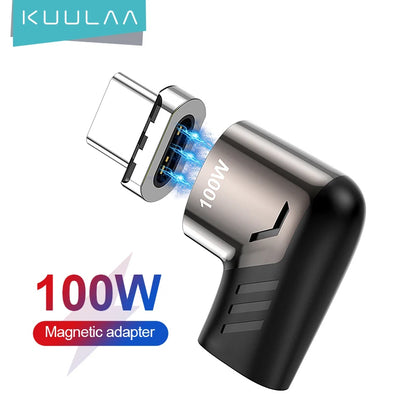 100W Magnetic Type-C Adapter Female to Male Kuulaa