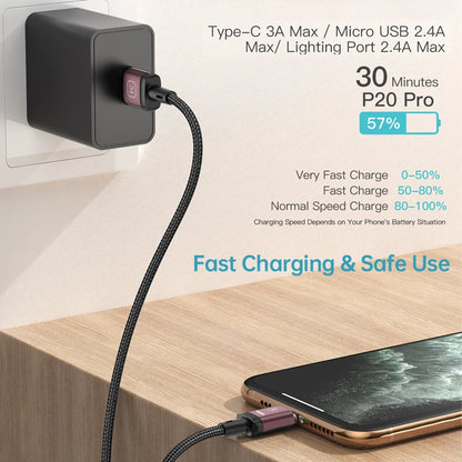 3A Magnetic Charging Cable 3 in 1 Kuulaa