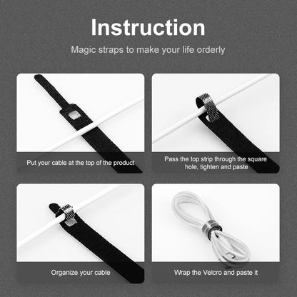 Velcro Cable Management Strap – Fixed on Cable