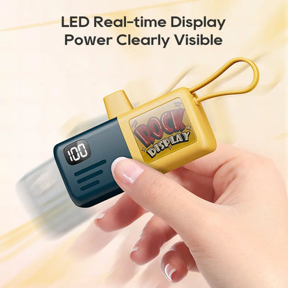 Shaking Capsule Power Bank 5000mAh With Cable Kuulaa