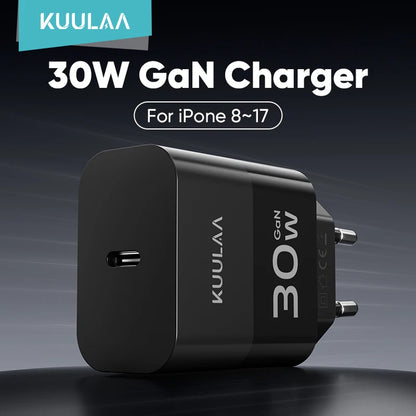 Kuulaa Mini GaN USB-C Charger 30W