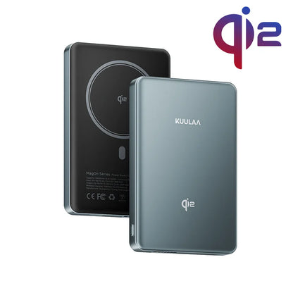 Qi2 Magnetic Power Bank 10000mAh 15W Wireless Charging