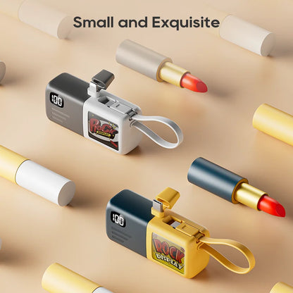 Shaking Capsule Power Bank 5000mAh With Cable Kuulaa