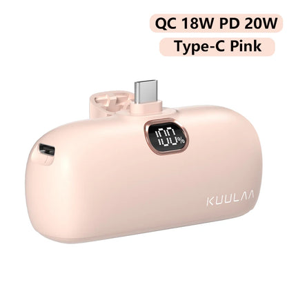 Mini Pocket Power Bank 5000mAh Kuulaa