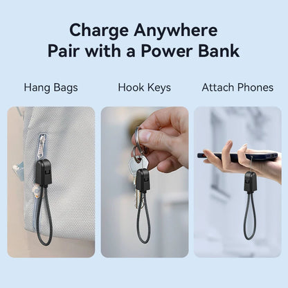 USB-C Fast Charging Cable with Carry Strap