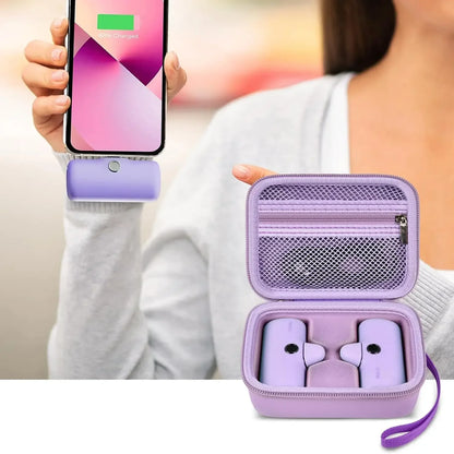 Kuulaa Case for 2 Mini Plug-in Power Banks - Travel