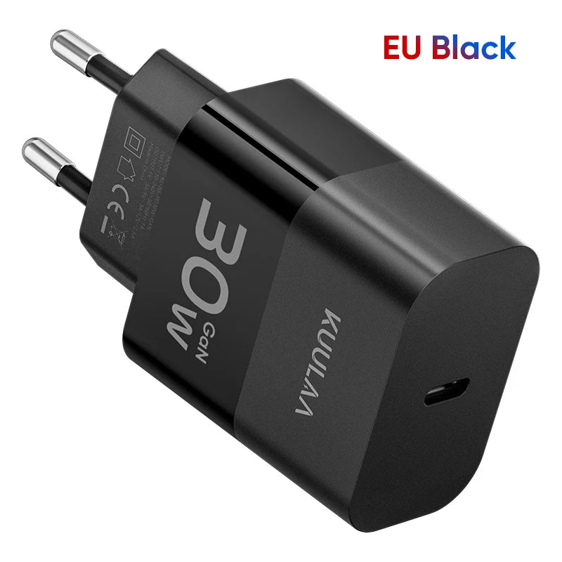 Kuulaa Mini GaN USB-C Charger 30W