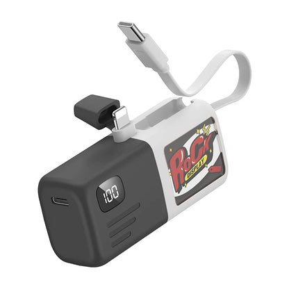 Shaking Capsule Power Bank 5000mAh With Cable Kuulaa