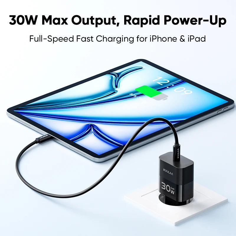 Kuulaa Mini GaN USB-C Charger 30W