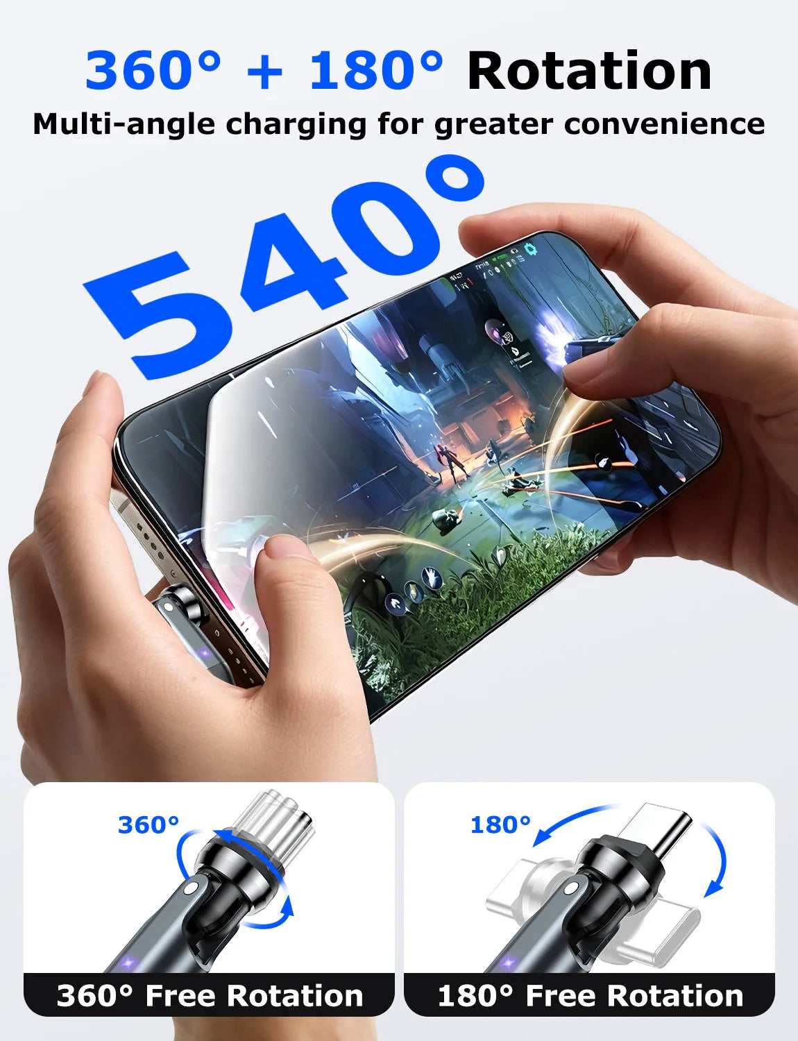 AUFU USB-C Extension Cable 240W with On/Off Switch