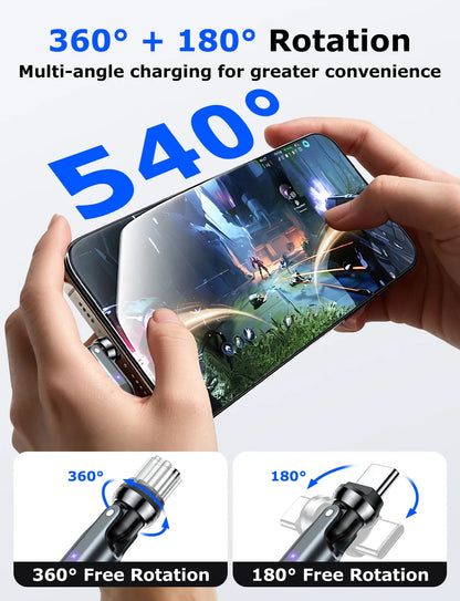 AUFU USB-C Extension Cable 240W with On/Off Switch