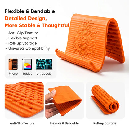 Kuulaa Rollable Silicone Phone & Tablet Stand