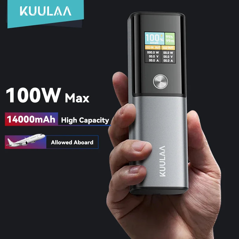 Kuulaa 100W PD Power Bank 14000mAh