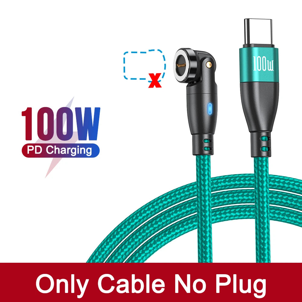 AUFU 100W Magnetic USB Type C Cable 5A Fast Charging