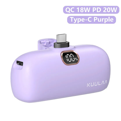 Mini Pocket Power Bank 5000mAh Kuulaa