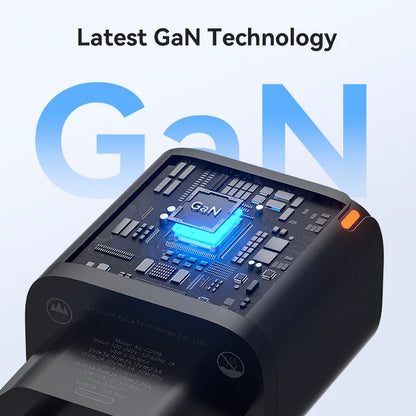 30W GaN PD Fast Charger with USB-A & USB-C Ports