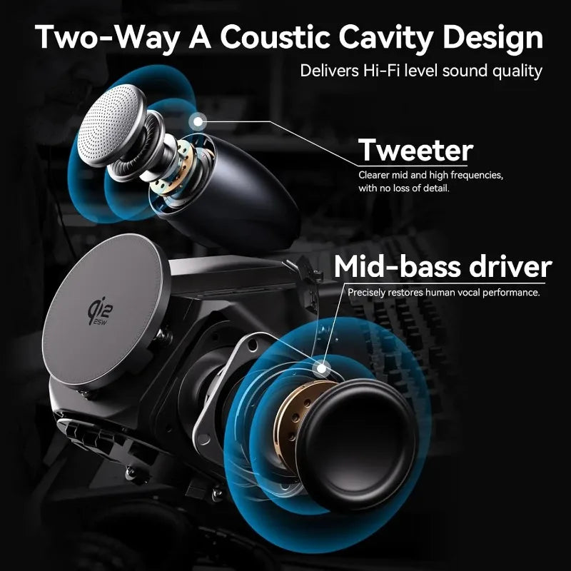3-in-1 Wireless Charging Bluetooth Speaker with 360° Sound