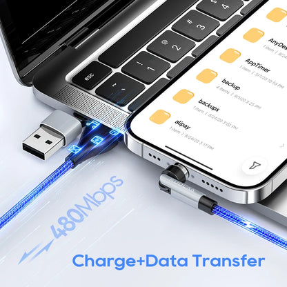 6-in-1 Magnetic Cable 27W – 540° Rotation & Fast Charging