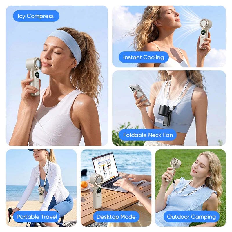 Kuulaa Portable Cooling Fan with Semiconductor Cooler