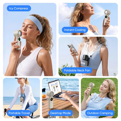 Kuulaa Portable Cooling Fan with Semiconductor Cooler