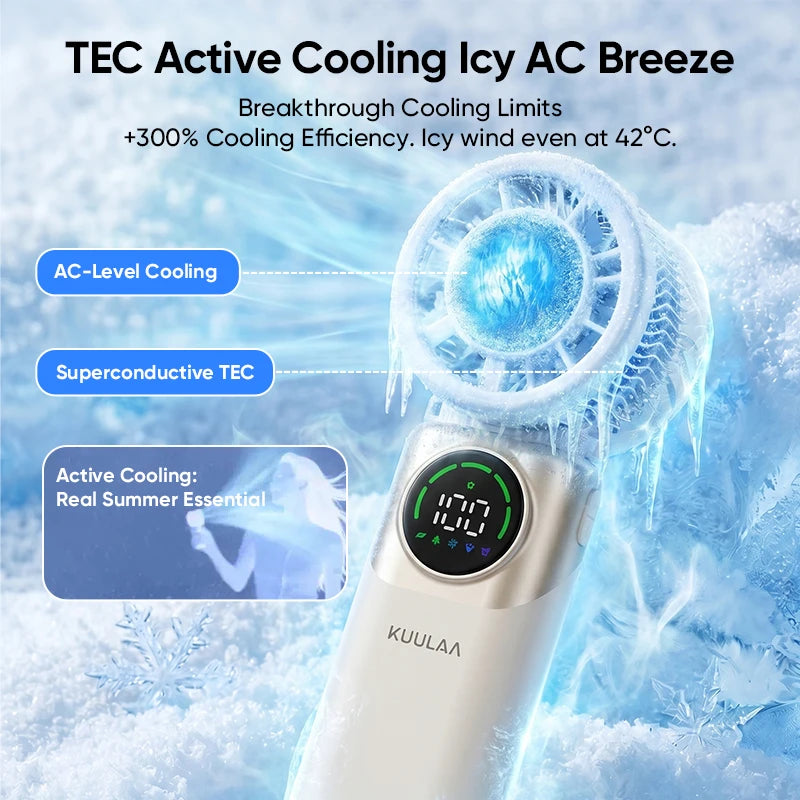 Kuulaa Portable Cooling Fan with Semiconductor Cooler