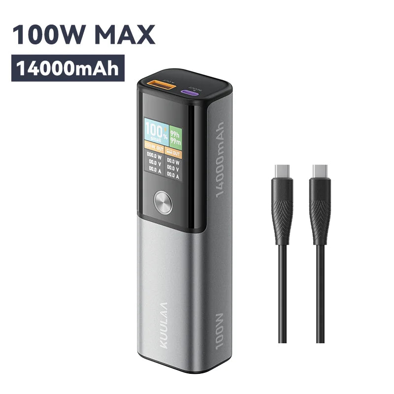 Kuulaa 100W PD Power Bank 14000mAh