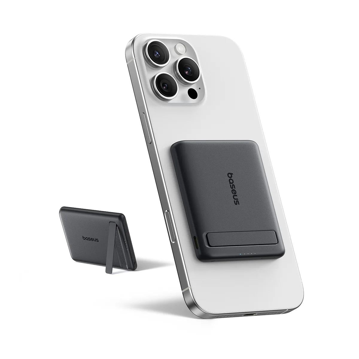 Baseus Qi2 Magnetic Power Bank 5000mAh Kickstand PD 20W