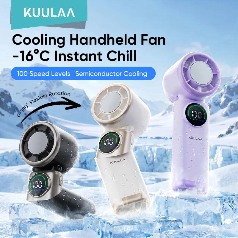 Kuulaa Portable Cooling Fan with Semiconductor Cooler