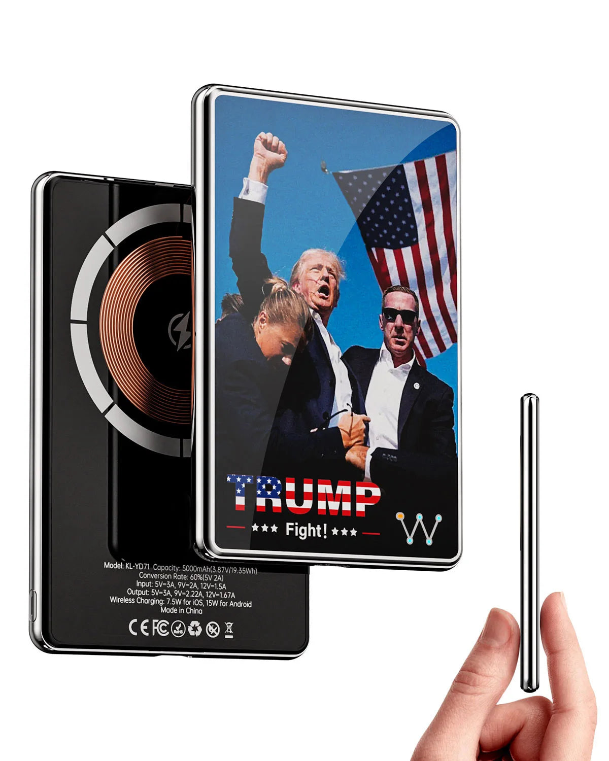 KUULAA Magnetic Power Bank 5000mAh Wireless 15W