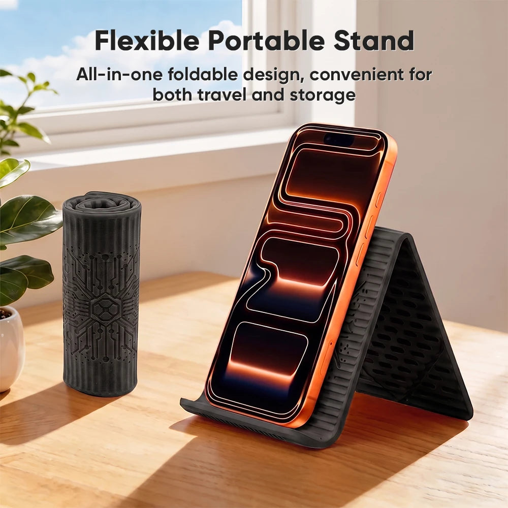 Kuulaa Rollable Silicone Phone & Tablet Stand