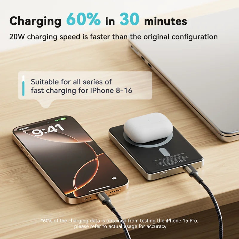 10000mAh Power Bank Magnetic Wireless 20W Fast Charging