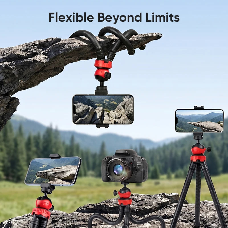 Kuulaa Flexible Octopus Tripod with Remote Control