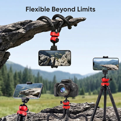 Kuulaa Flexible Octopus Tripod with Remote Control